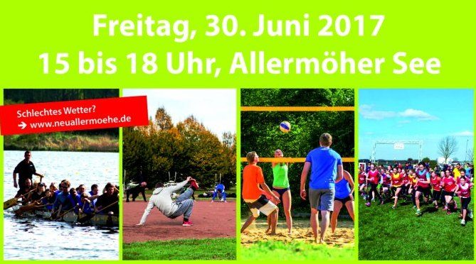 Allermödiade – Sport und Spaß für Jung und Alt (Freitag, 30.6. von 15-18 Uhr)